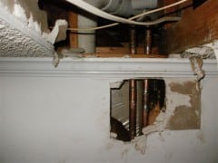 Pipe Burst Water Damage