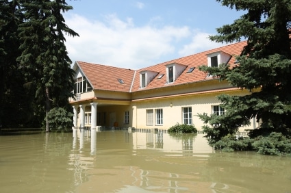 flooded house water damage